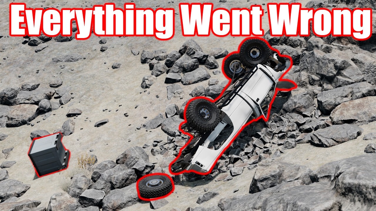 BeamNG RLS Career - Day 23 ( Rock Crawl Broke Me)