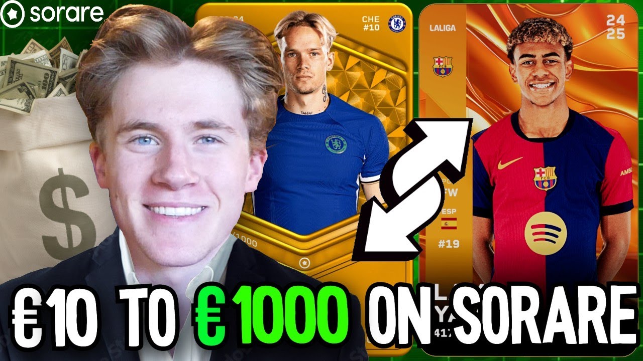 How to be a Successful Sorare Trader | My WINNING Strategy | €10 to €1000 on Sorare Ep3!