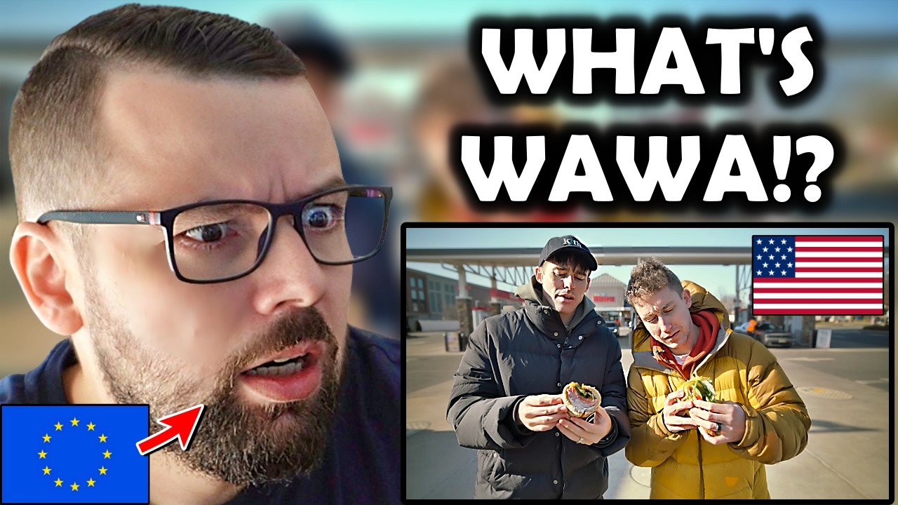 Brits try the best Gas Station food in America - European Reacts