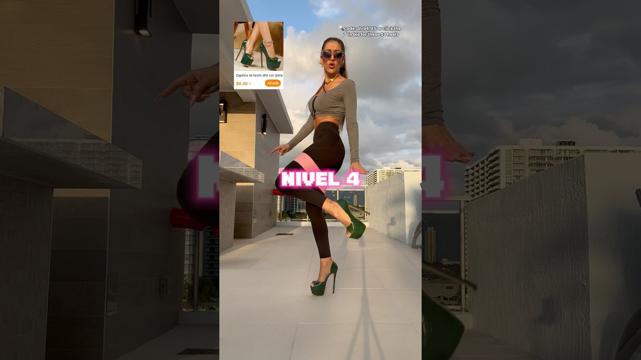 Tacon challenge usando tacones de TEMU 👠 cu&aacute;les fueron tus favoritos?