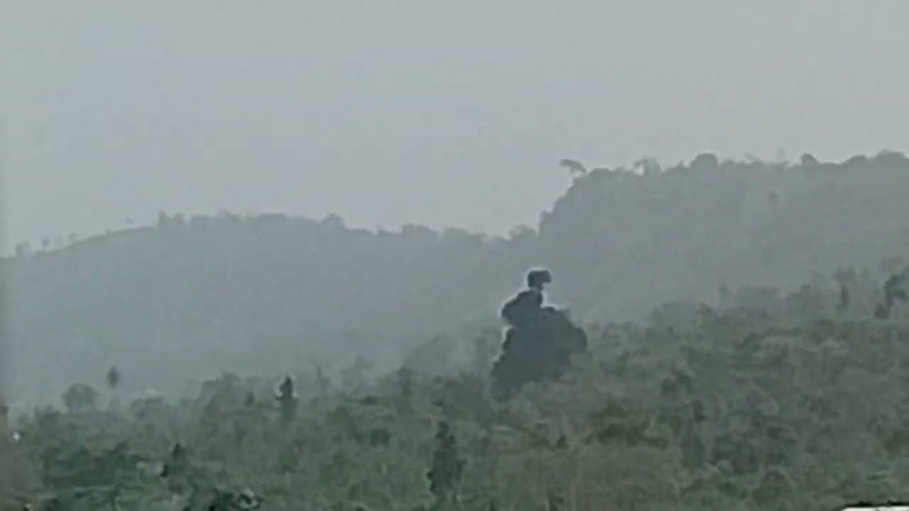 You Can See The Haziness Of The Harmattan Season In The Distance Skys, Ghana West Africa 