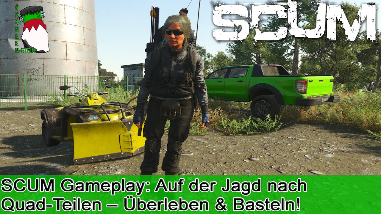 Scum Gameplay: Ersatzteile f&uuml;r das Quad finden &ndash; &Uuml;berleben und Reparieren! V0.96