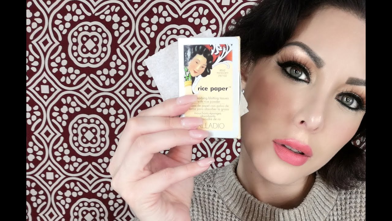Palladio Rice Paper vs. DIY Blotting Paper