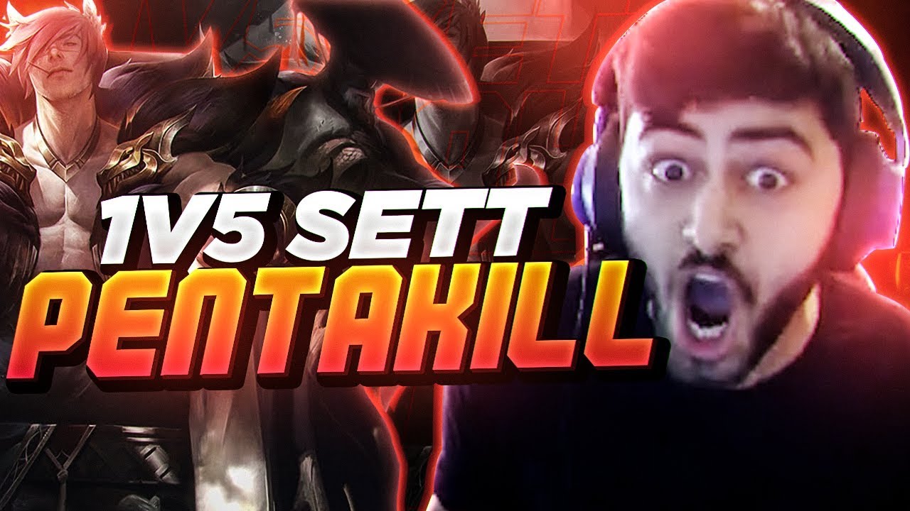 Yassuo | 1v5 SETT OUTPLAY PENTAKILL FT. SANCHOVIES THE HARD CARRY