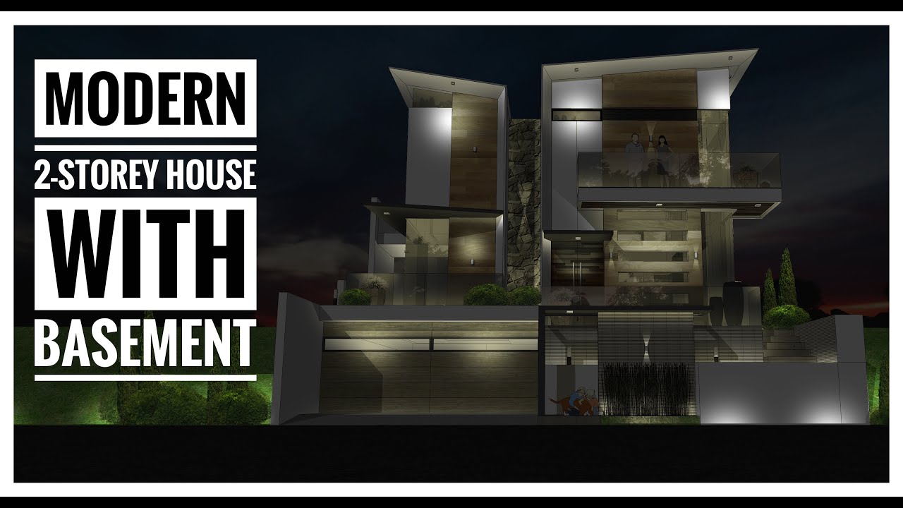 Modern 2-Storey House with Basement
