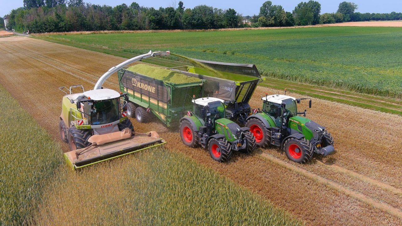 GPS 2025 : Fendt 728 / 724 | Althausen | GPS Häckseln | Harvest | Claas Jaguar 960 | Agriculture 4K