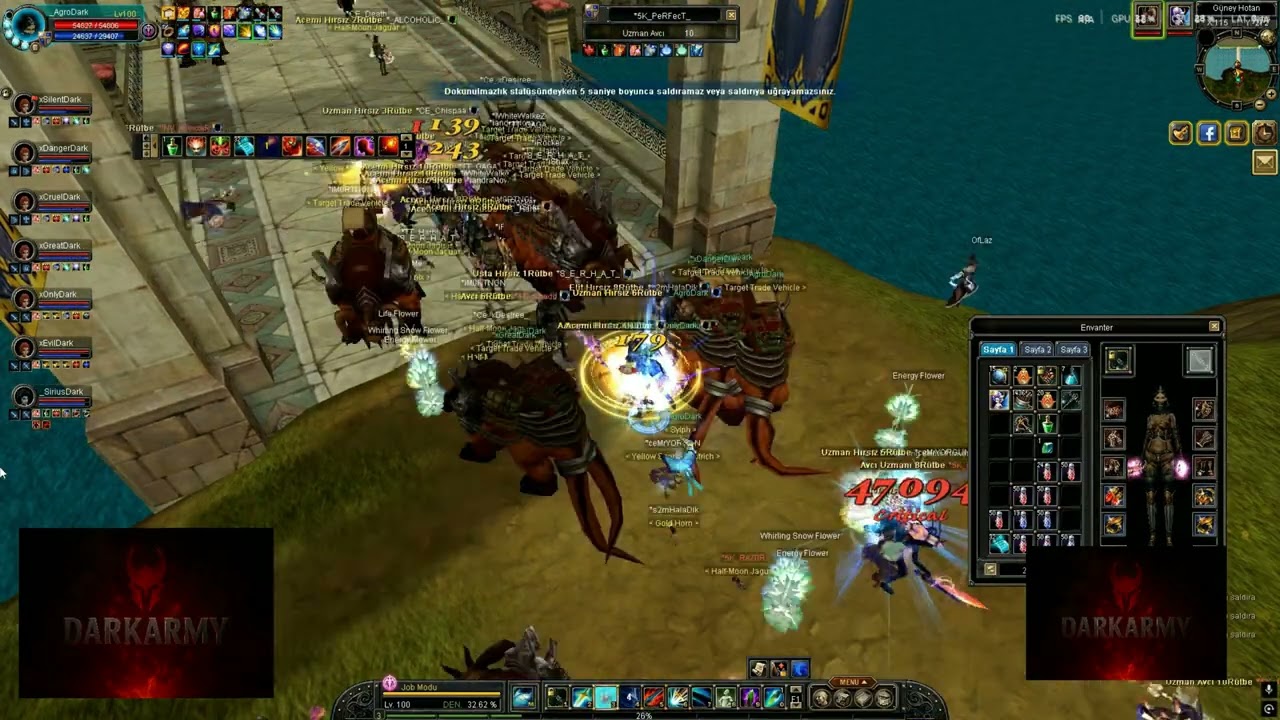 TrSro-Nemrut | Job Wipe Thief vs Hunter | DarkArmy