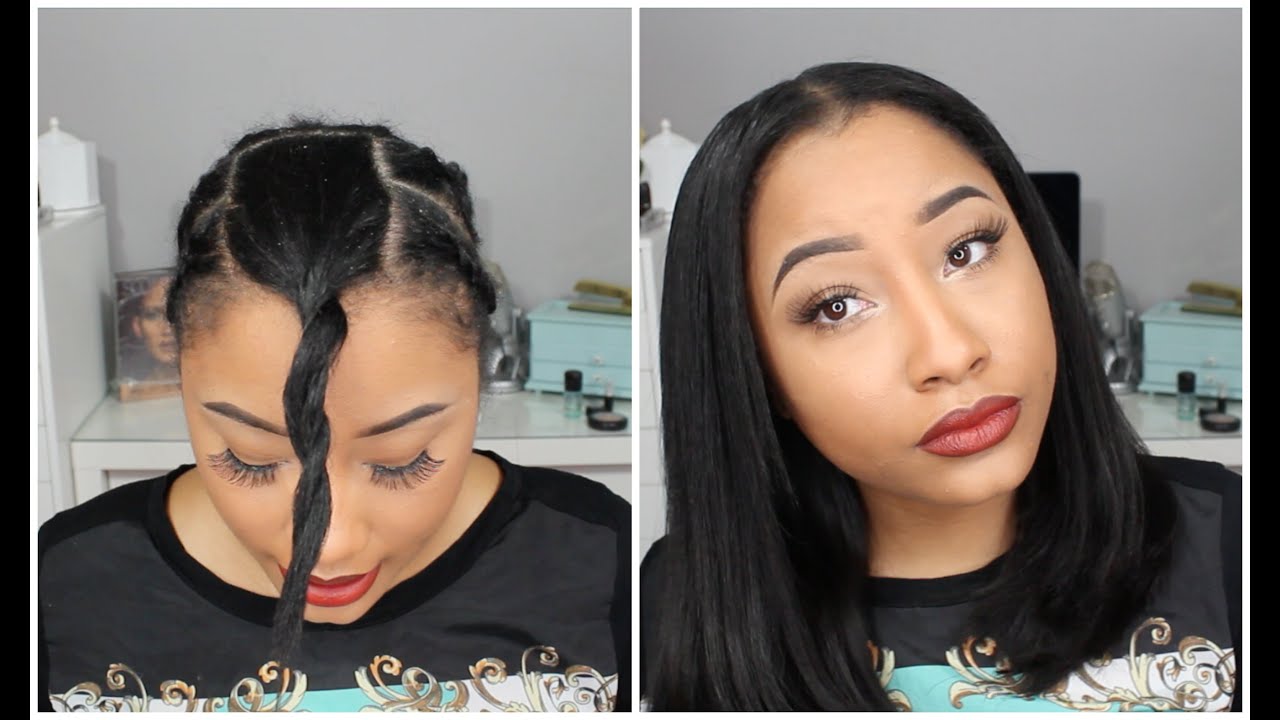 U-Part With Natural Leave Out Mini Tutorial & Review | Jaz Jackson