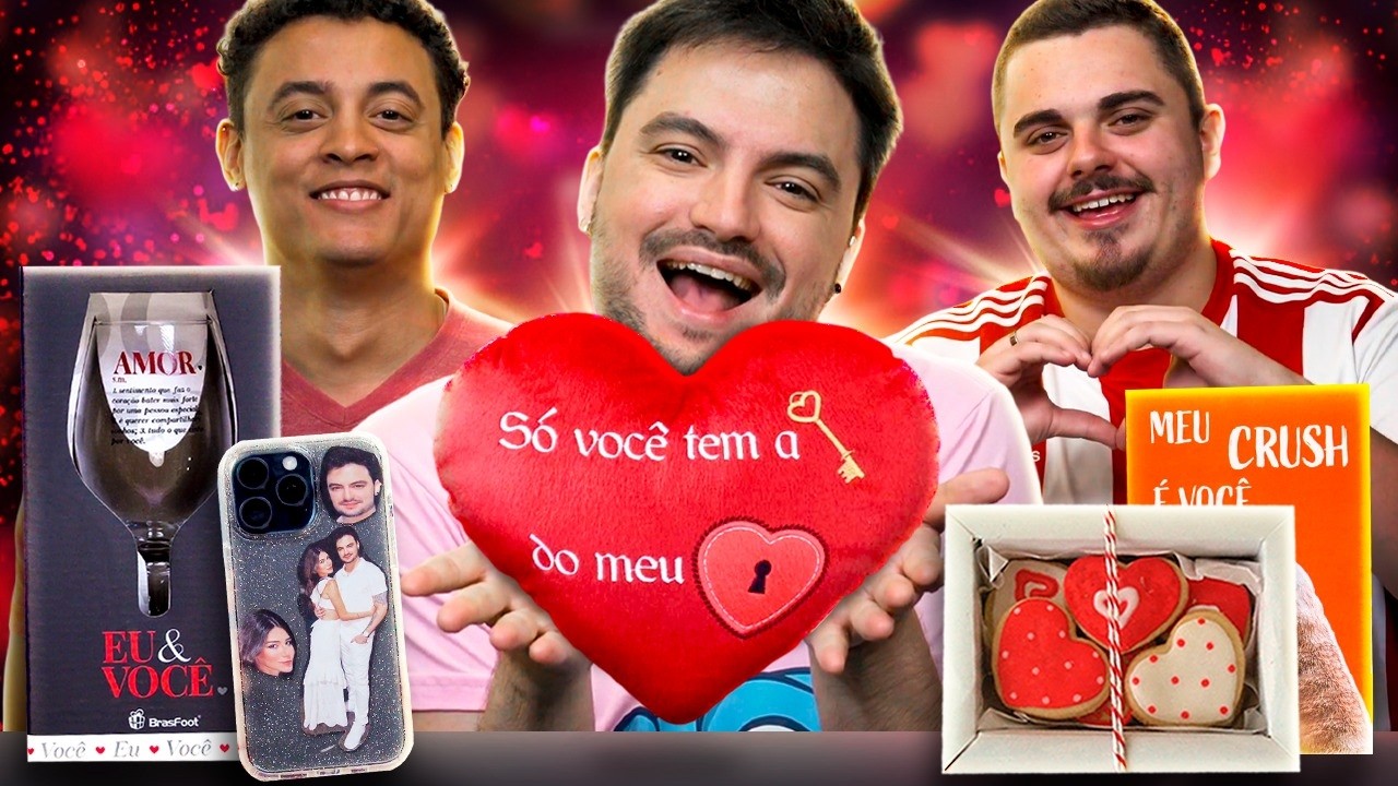 ABRINDO PRESENTES DE DIA DOS NAMORADOS
