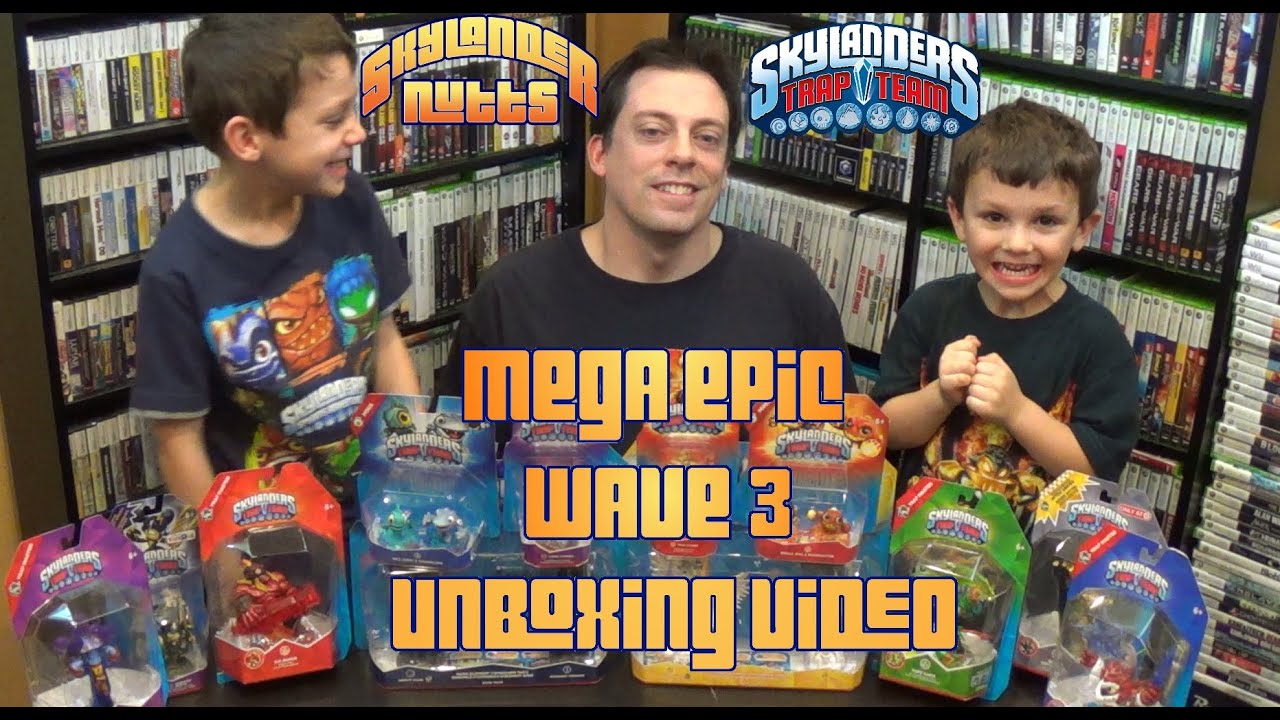 Skylanders Trap Team Mega Epic Unboxing (Wave 3)