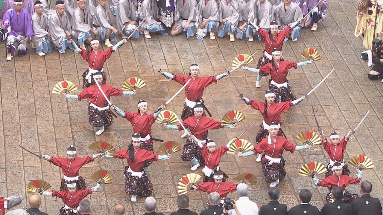 【長崎くんち奉納踊り】二番町・八幡町「弓矢八幡祝い船」