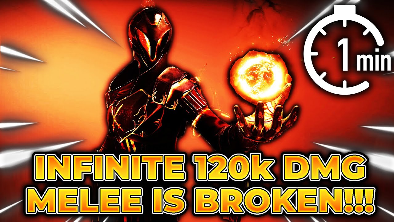 This  SOLAR 3.0 WARLOCK BUILD is BUSTED!! INFINITE 120K DMG MELEE! (Broken Builds in Under 1 Minute)