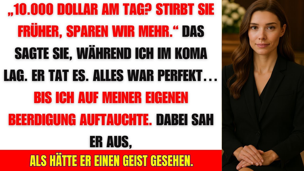 Mein Mann zog den Stecker – doch bei meiner eigenen Beerdigung stand ich plötzlich im Raum