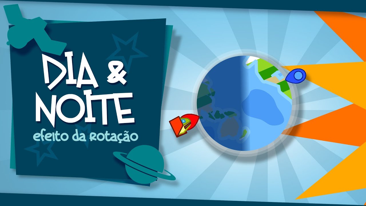 Dia & Noite - um efeito da rota&ccedil;&atilde;o da Terra
