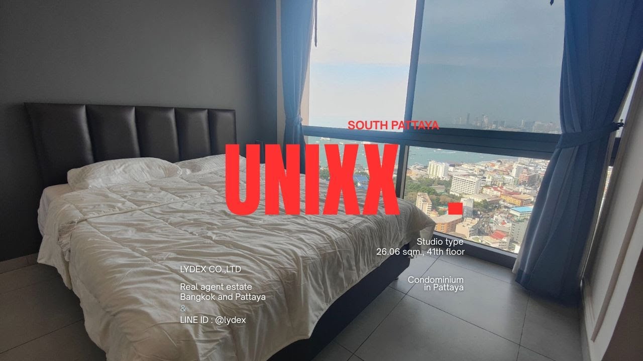 For SALE : UNIXX South Pattaya (2.8MB) Studio room type, 26.06 sqm., 41st floor (Condo in Pattaya)
