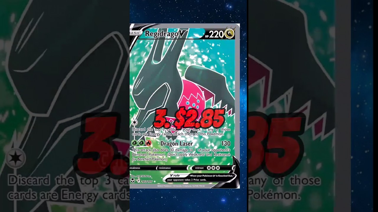 TOP 5 BEST Regidrago Pokemon cards! 