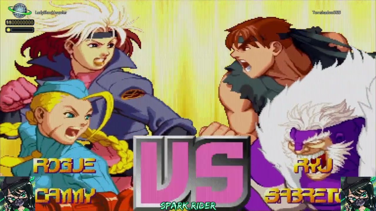 X-Men Vs Street Fighter: Rouge & Cammy Online Matches #capcom