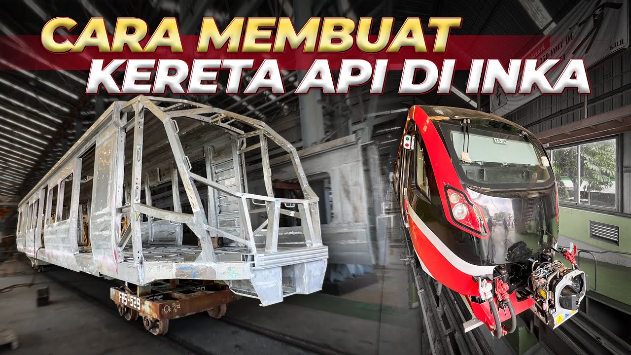 JELAJAH PABRIK KERETA TERBESAR PT INKA Madiun | Ada Ratusan Pesanan Kereta New Zealand