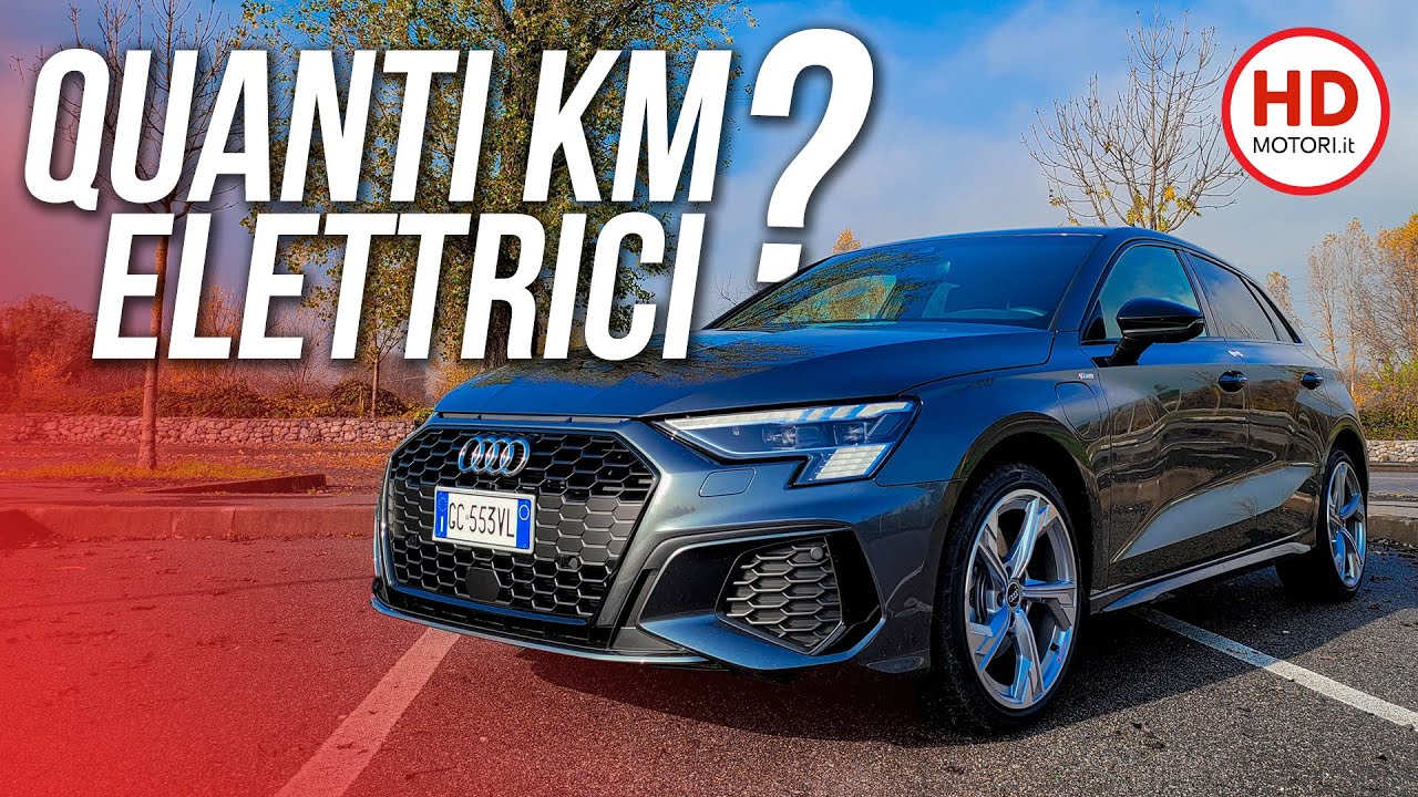 Audi A3 SPORTBACK TFSI e: nuova IBRIDA PLUG-IN (204 CV)