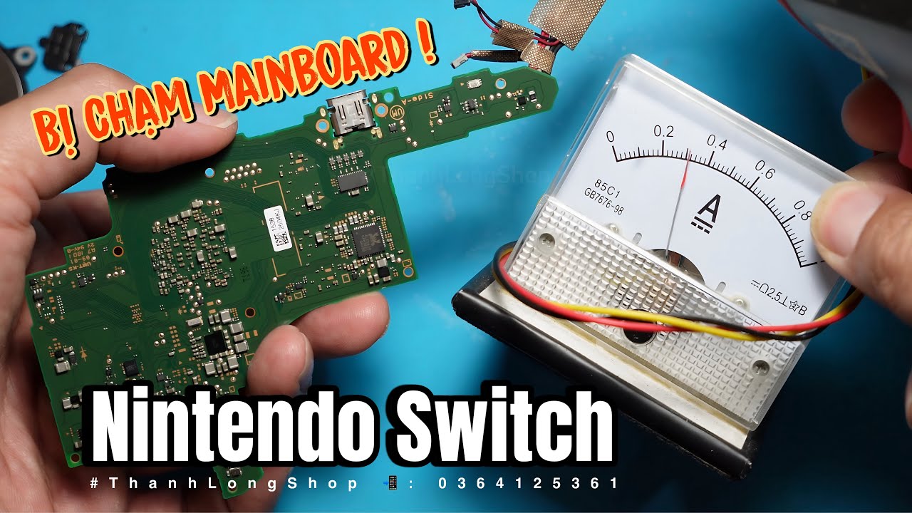 Sửa Nintendo Switch "Chập Mainboard Nóng Máy", Nguyên Nhân Do IC PI3USB  - PHẦN 01 