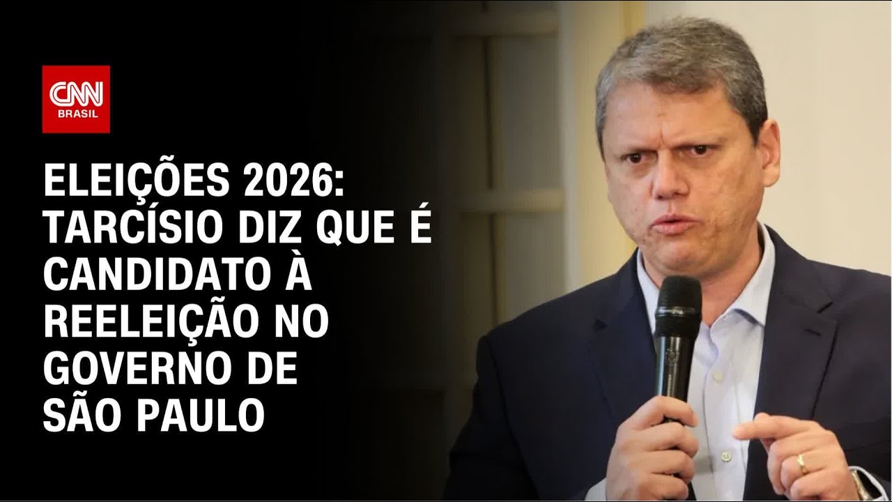 Tarc&iacute;sio diz que &eacute; candidato &agrave; reelei&ccedil;&atilde;o em 2026 e promete visita a Bolsonaro | CNN PRIME TIME