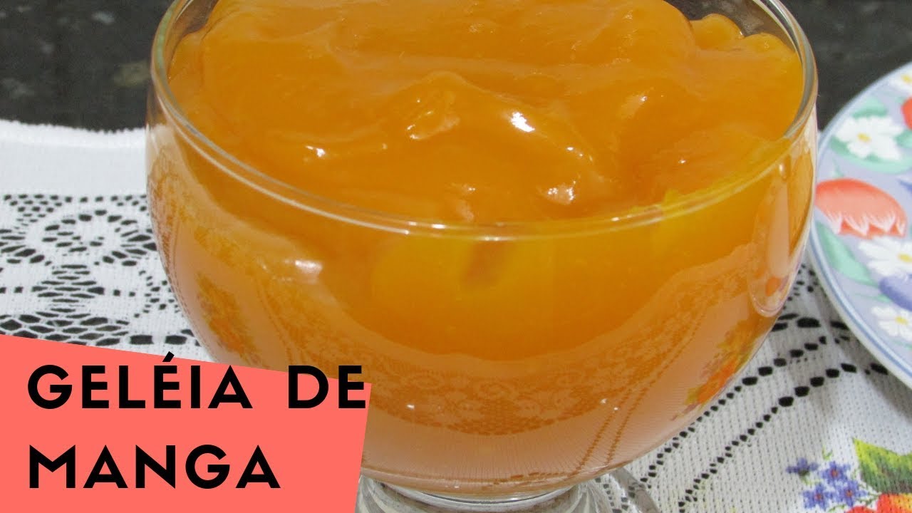 GELEIA DE MANGA DELICIOSA PARA COMER COM TORRADA E PÃES