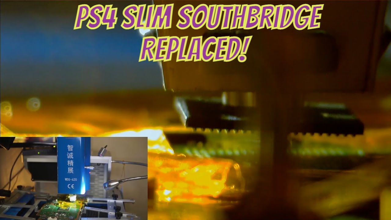Fix PS4 Slim Wont Connect To Controllers (Southbridge Reball Repair)
