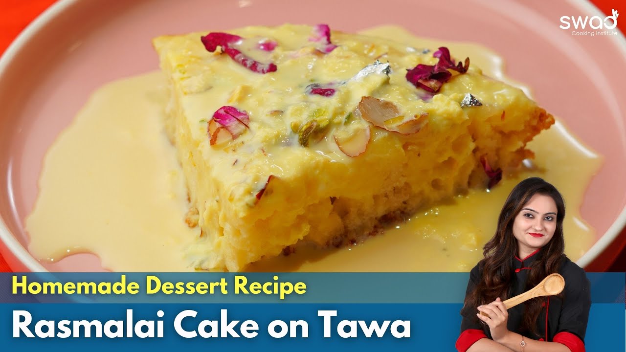 Cake on Tawa l रसमलाई केक I Eggless Rasmalai Cake on Pan I How to Bake cake without OTG or oven