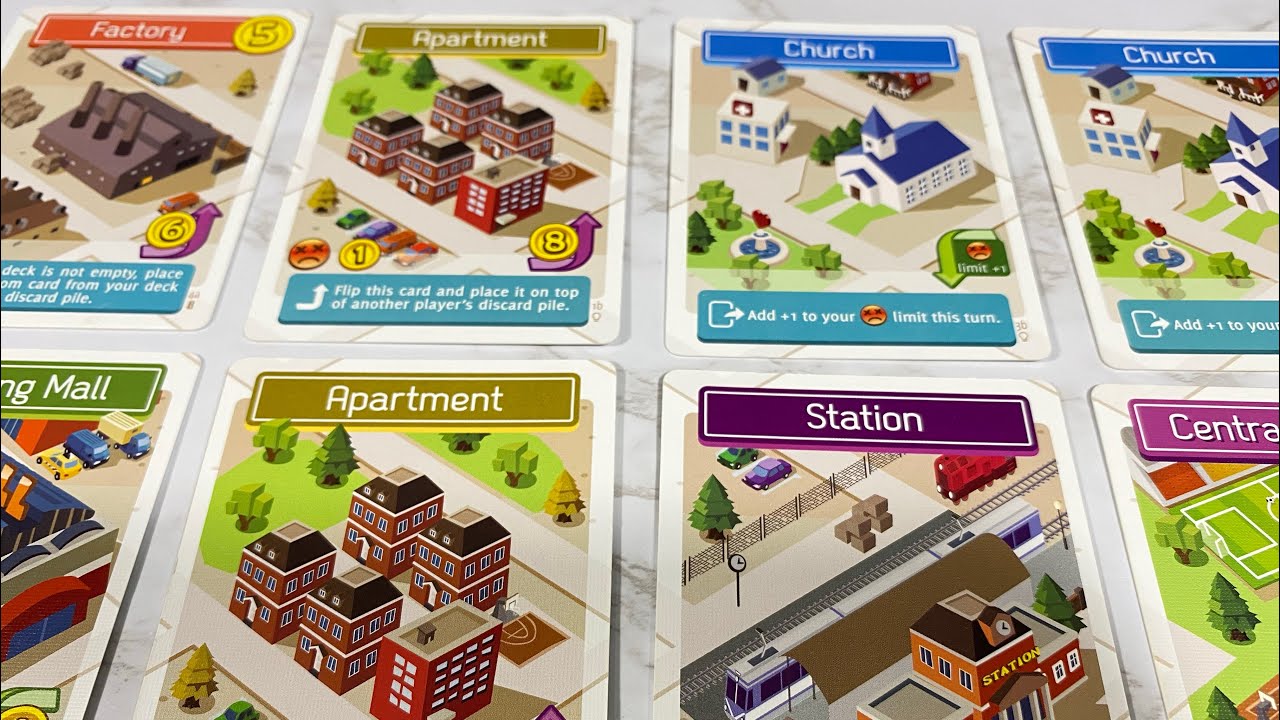 Flip City | Solo Playthrough | Board game