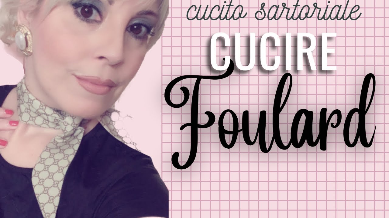 ✂️CUCIRE FOULARD facile!  Cucito tutorial creativo facile @cri.carpent