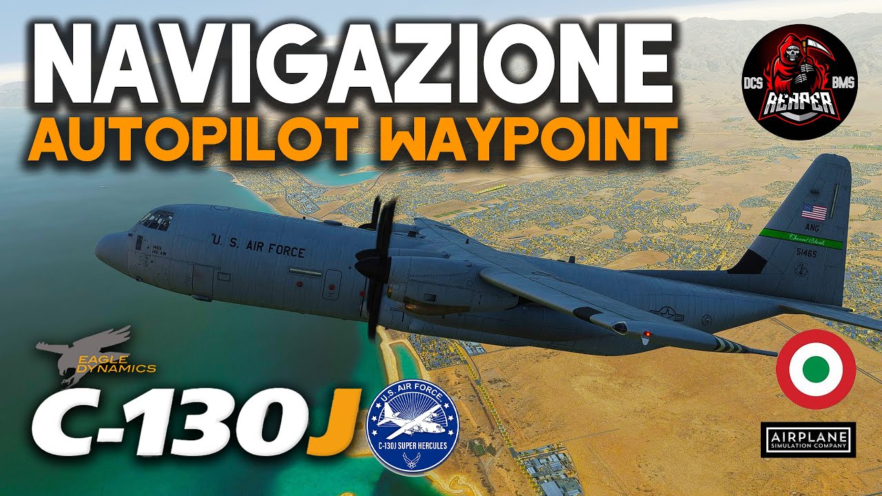 🔥💀 DCS C-130J | NAVIGAZIONE TUTORIAL  #dcs #c130