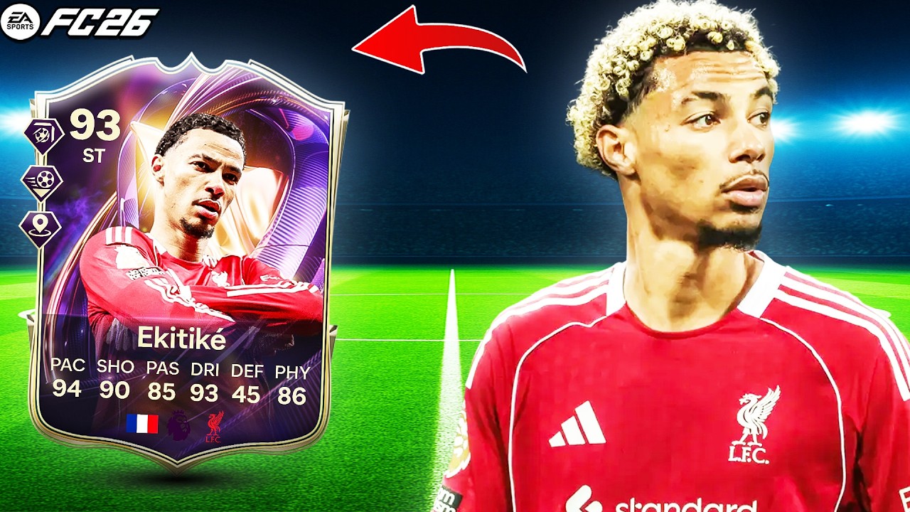 EKITIKILLER💀 93 ST TOTS Прорыв Hugo Ekitike FC 26 Обзор игрока