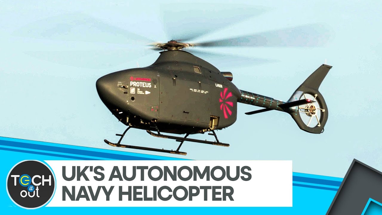 Proteus: UK's First Full-Sized Autonomous Helicopter for Maritime Operations | Tech It Out | WION