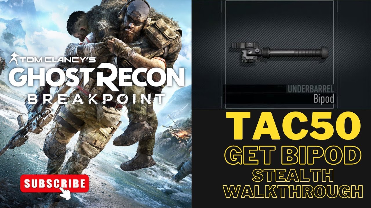 Ghost Recon Breakpoint (PS5) GET TAC-50 BiPOD Walkthrough