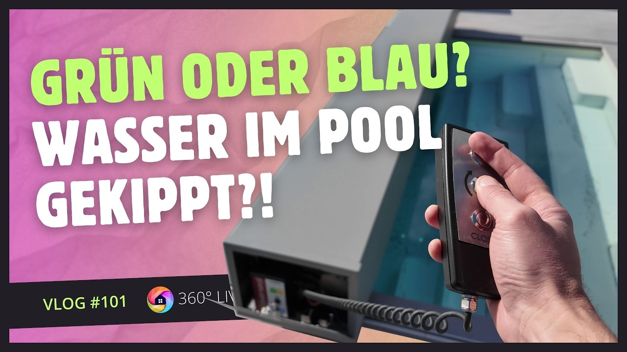 Vlog #101  ---  Pool Opening 2026: Hat die aktive Überwinterung funktioniert? 💧
