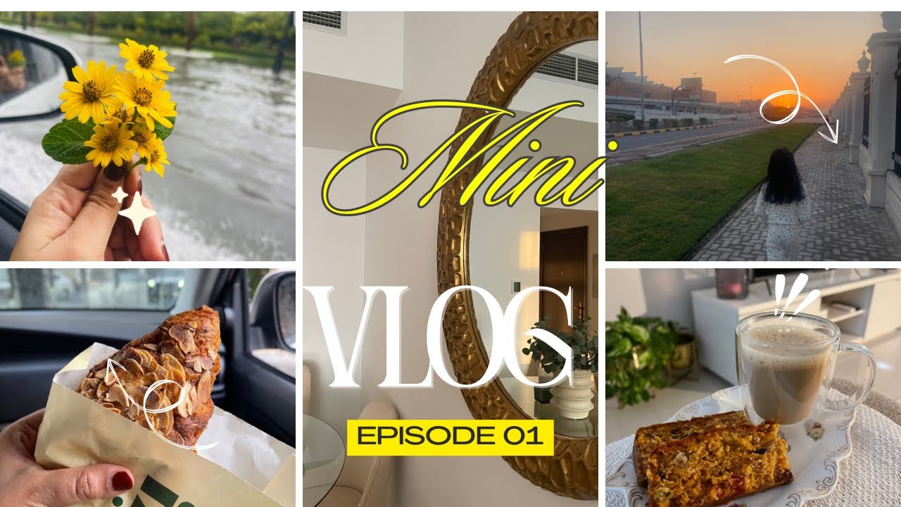 Rainy days in 🇦🇪 | winter baking | friends breakfast date