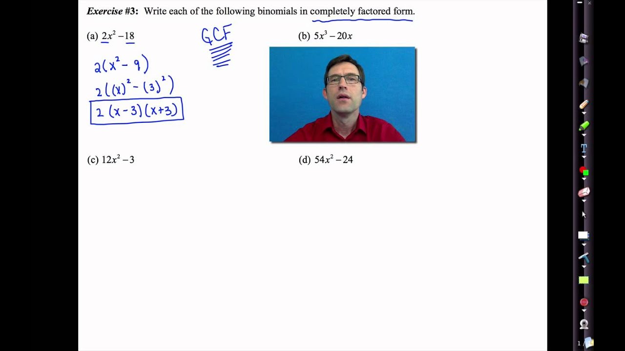 Common Core Algebra I.Unit #7.Lesson #6.More Work Factoring Trinomials