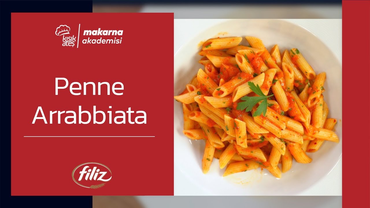 Klasik İtalyan Sosları ve Makarna Tarifleri - Penne Arrabbiata Tarifi #kısıkateşakademi #makarna