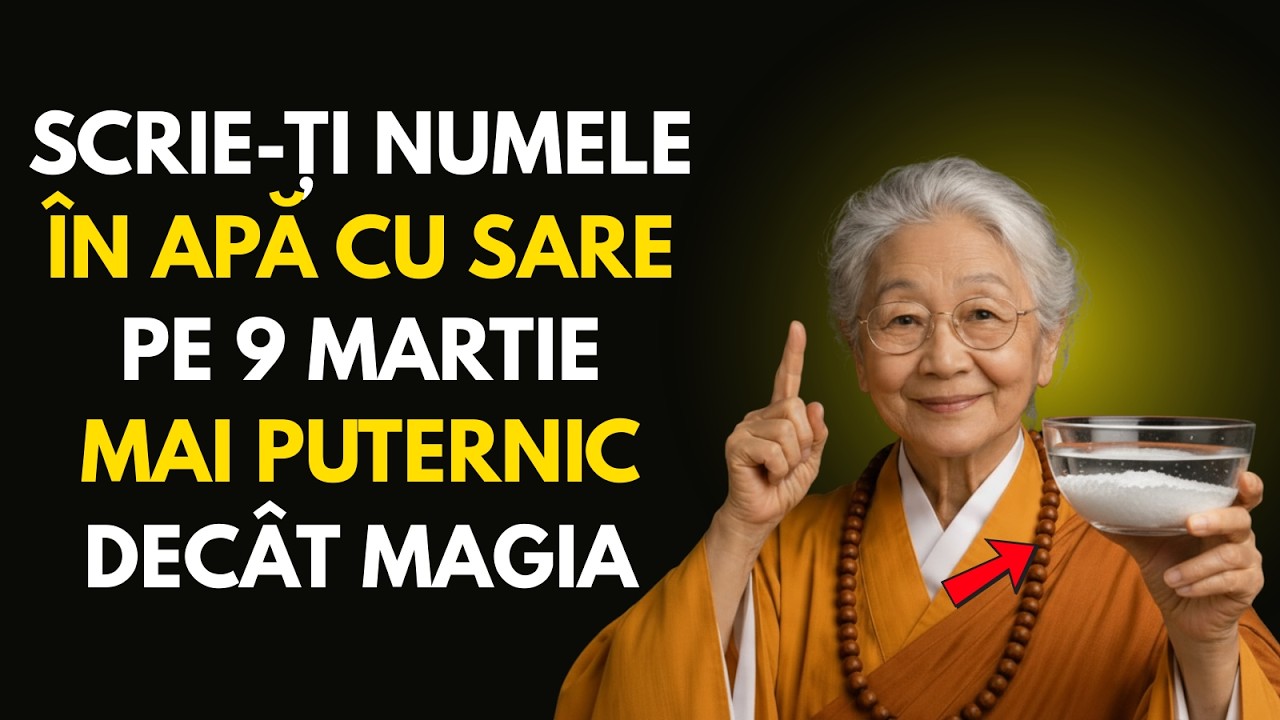 Puțini fac asta: Pune-ți numele în apă cu sare și pregătește-te pentru 2026