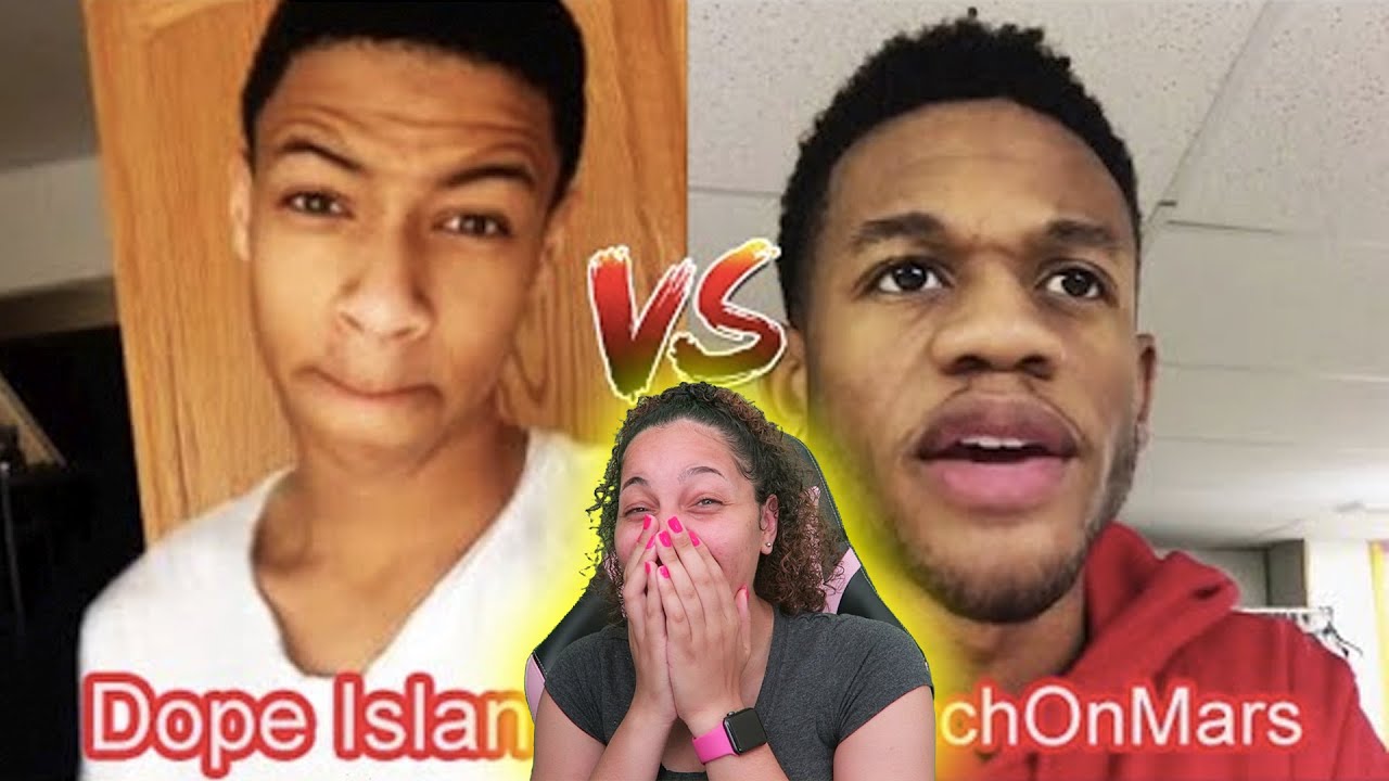 Dope Island Vs MeechOnMars Vine Battle Compilation 2016 Reaction