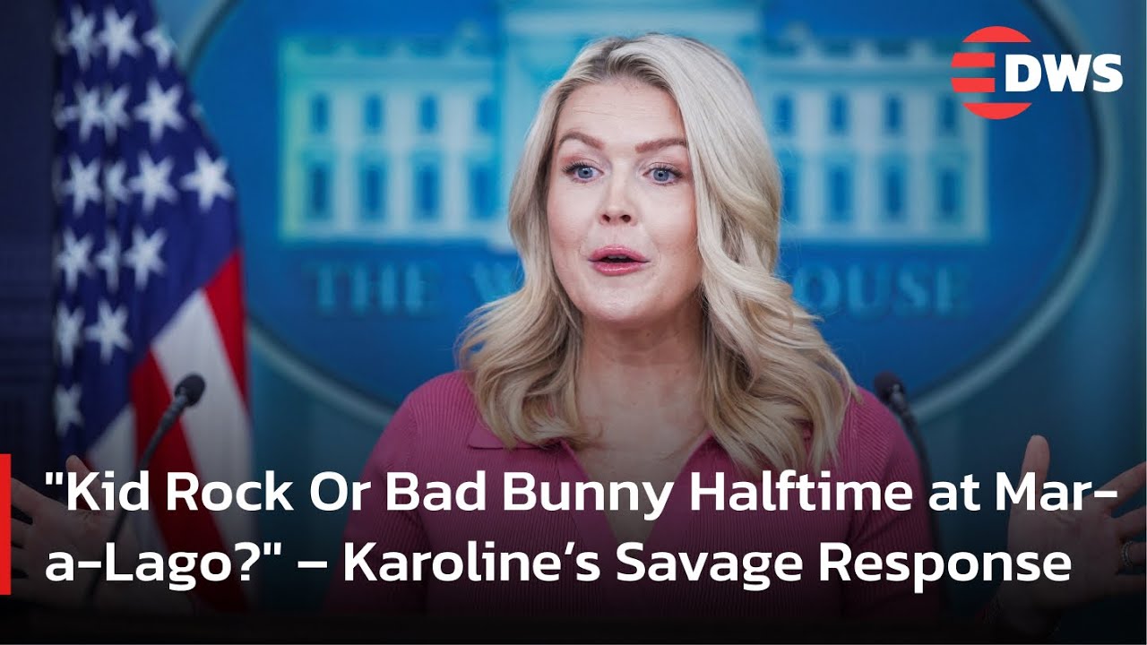 MUST WATCH: Press Sec Leavitt Responds to Kid Rock or Bad Bunny Question | DWS News | AC1F