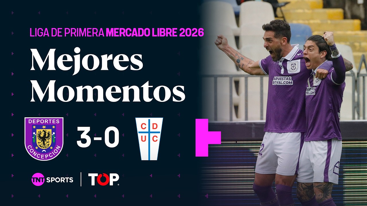 Compacto TOP | 🟣 Dep. Concepci&oacute;n 3 - 0 🔵 U. Cat&oacute;lica | Liga de Primera Mercado Libre 2026 - Fecha 17