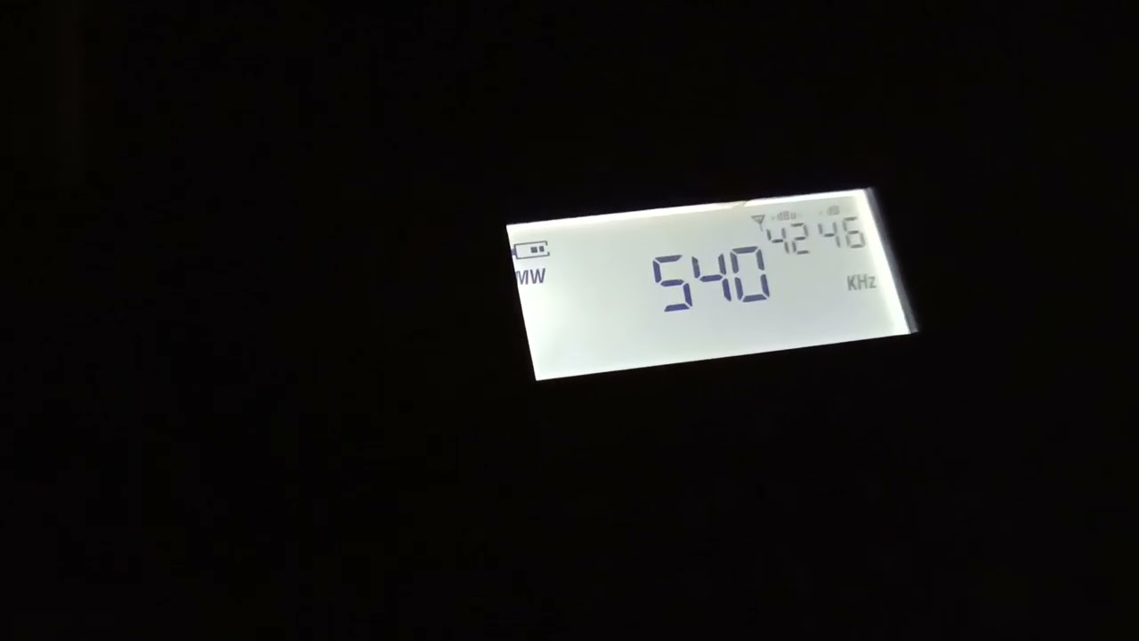 Kossuth radio MW 540 khz signal switch off received in UK