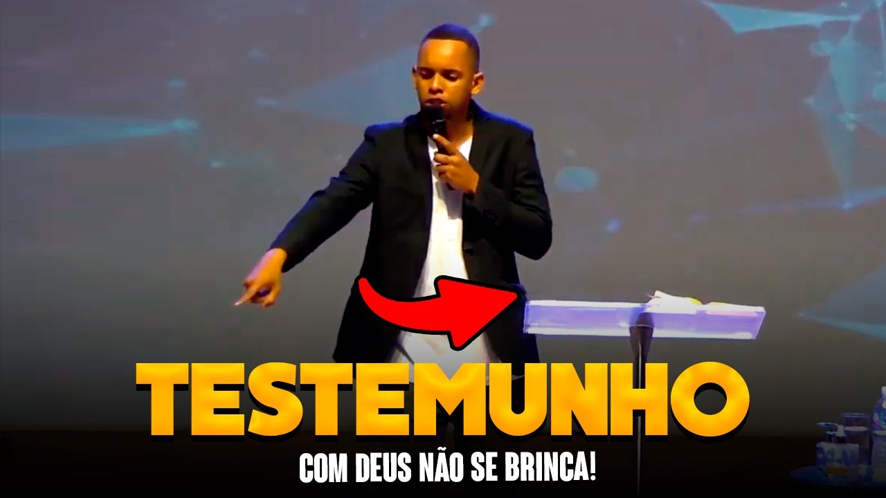 &Eacute; DE ARREPIAR O TESTEMUNHO DESSE DI&Aacute;CONO! COM DEUS N&Atilde;O SE BRINCA!