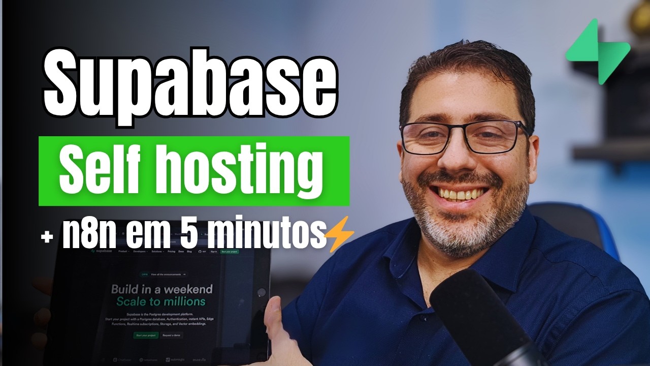 Como instalar o Supabase self hosting e n8n em 5 minutos