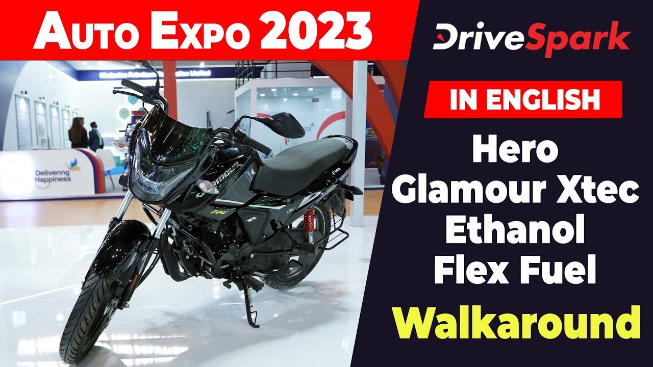 Auto Expo 2023: Hero Glamour Ethanol Engine | Flex Fuel | Punith Bharadwaj | DriveSpark
