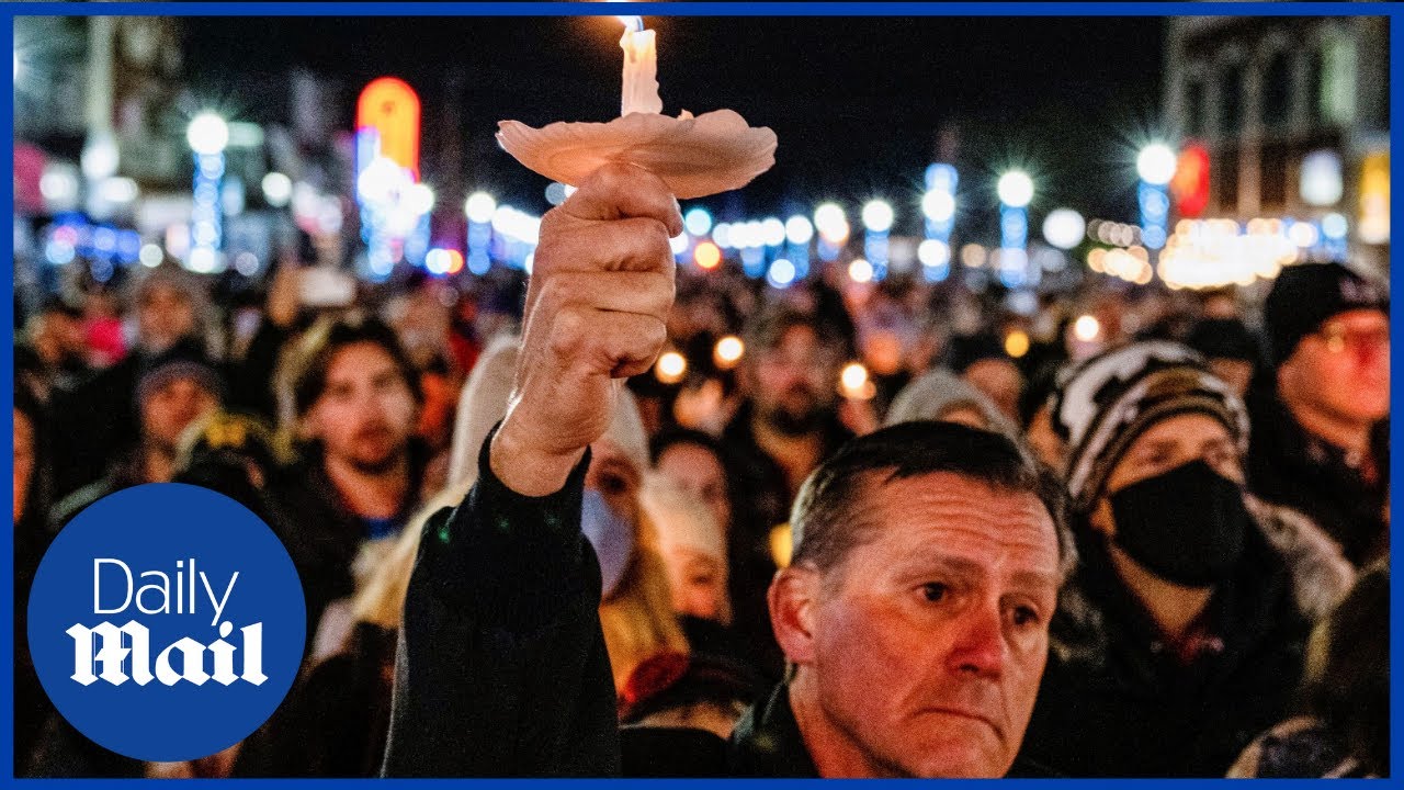 Michiganders hold candlelight vigil for the mass shooting at Oxford High School