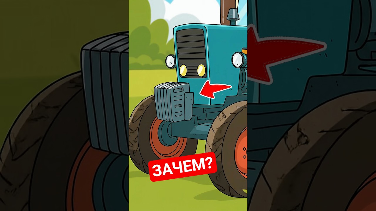 ПРОТИВОВЕСЫ ДЛЯ ТРАКТОРА! #авто #ссср #трактор