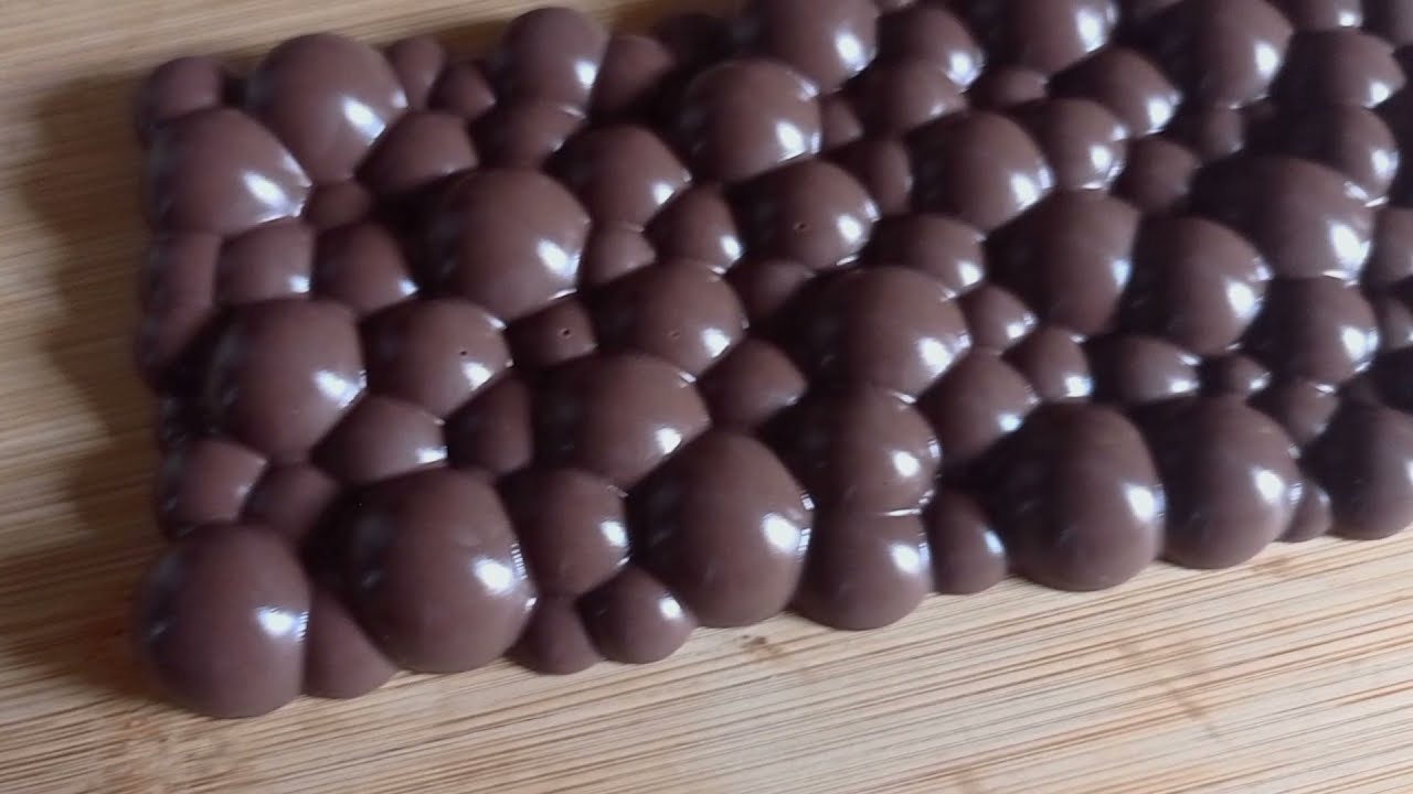 Cadbury Bubbly bar at home #homemadechocolate#cadbury#chocolate#bubblybar