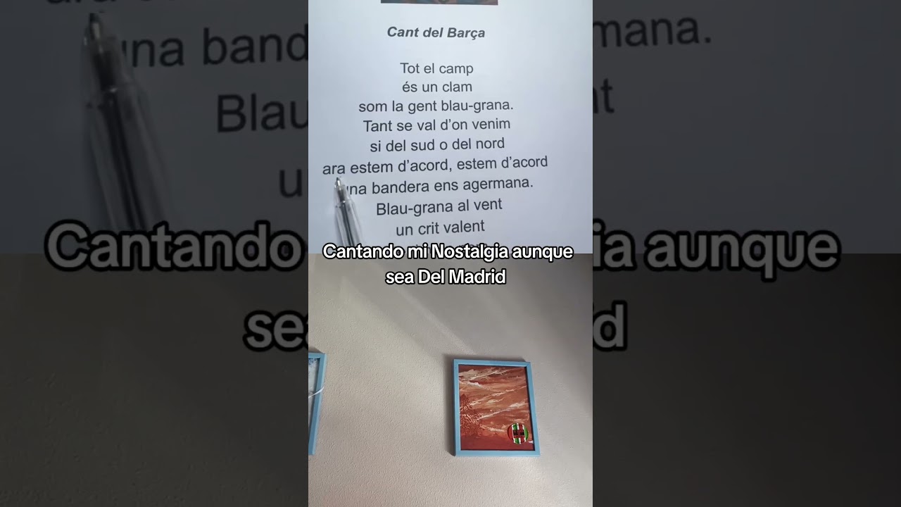 Lunes De Canto un poquet de Nostalgia para vosoltres Aunque sea Del Madrid 